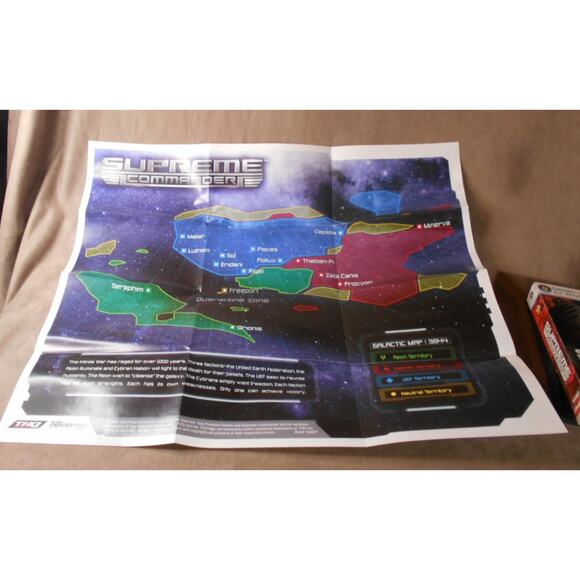 Supreme Commander PC Game For Windows PC DVD 2007 w/Map & Manual - Picture 6 of 7